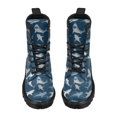 Shark Action Pattern Women's Boots