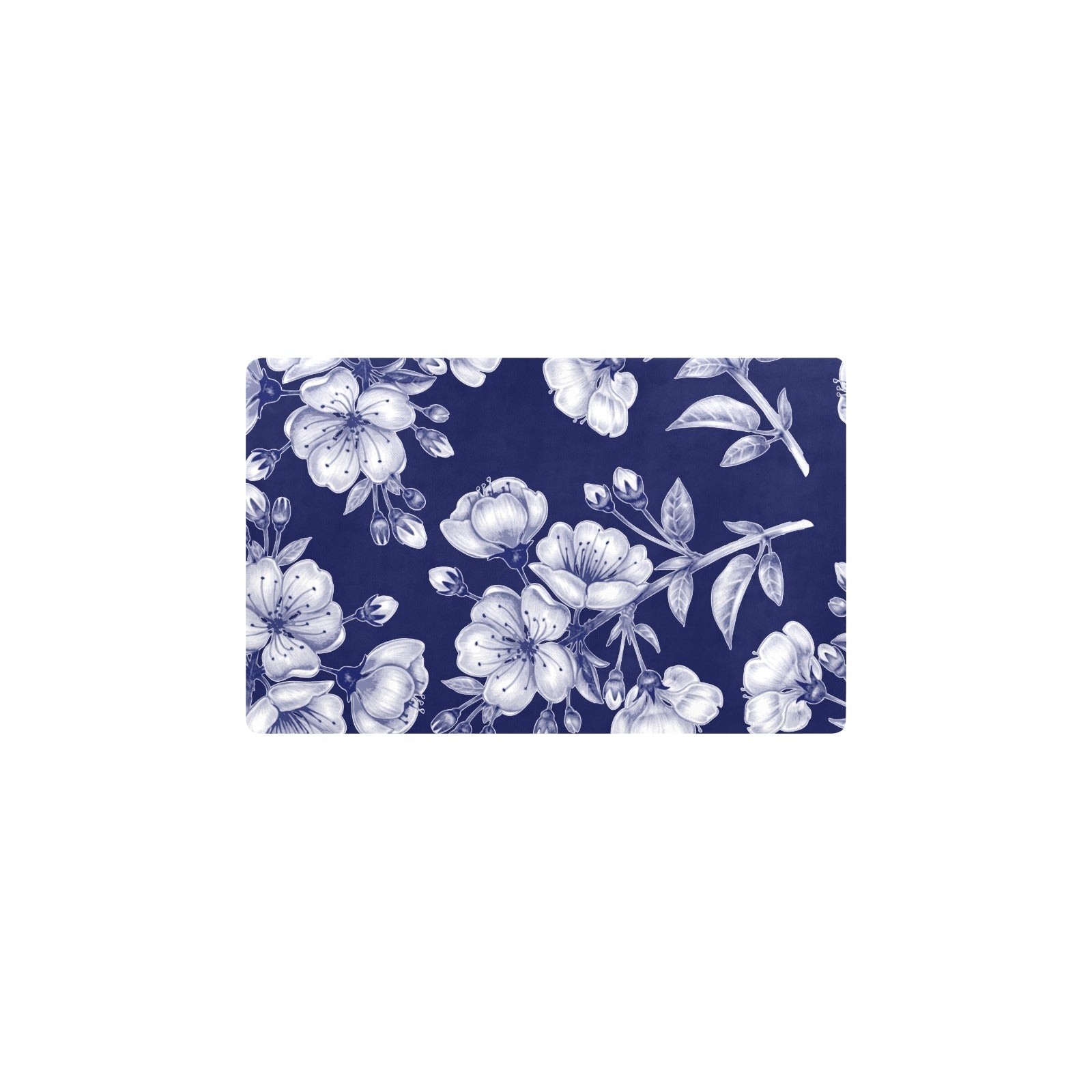 Cherry Blossom Pattern Print Design CB01 Kitchen Mat