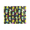 Cactus Neon Style Print Pattern Men's ID Card Wallet