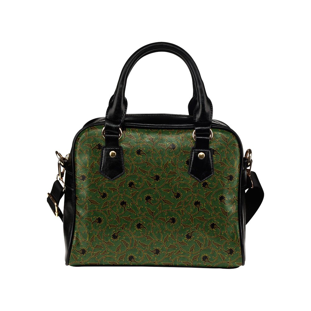 Brocade Pattern Print Design 02 Shoulder Handbag