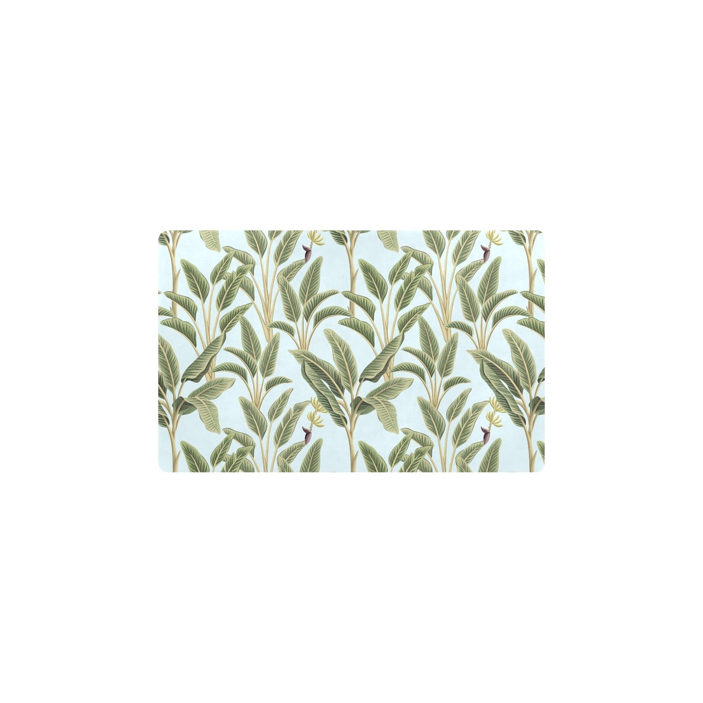 Banana Leaf Pattern Print Design BL03 Kitchen Mat