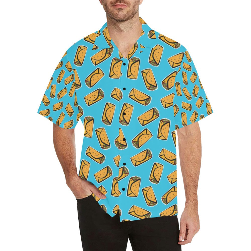 Burrito Print Design LKS301 Men's Hawaiian Shirt