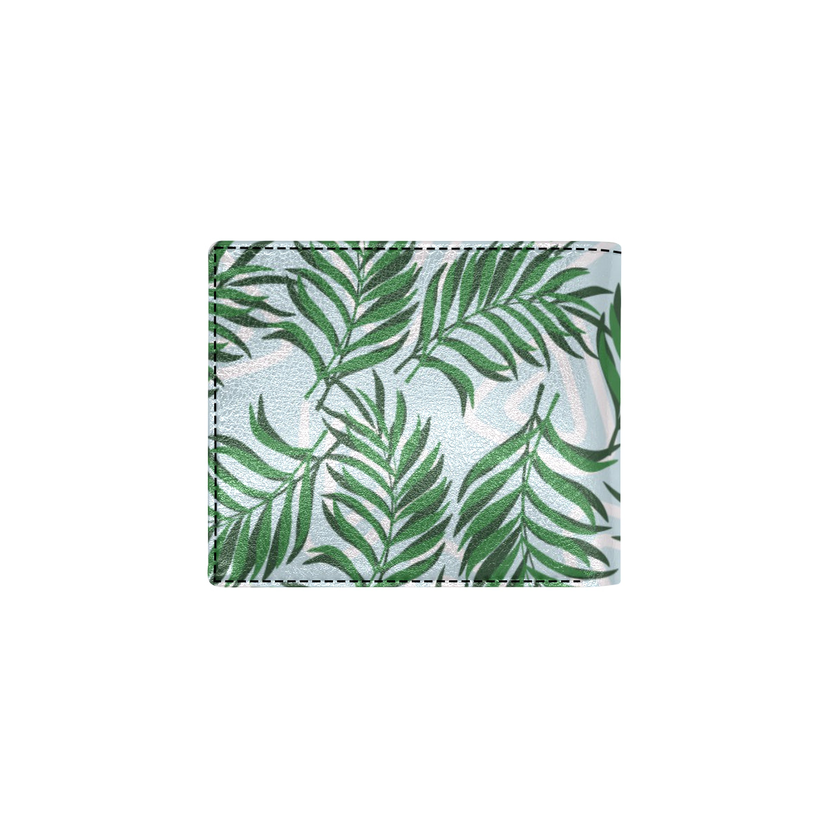 Palm Leaves Pattern Print Design PL06 Men's ID Card Wallet