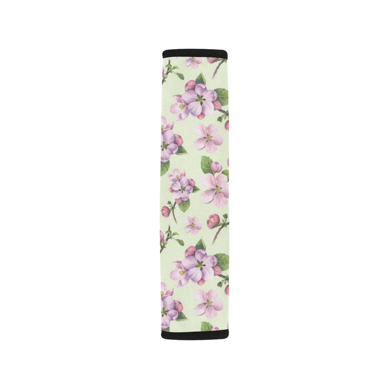 Apple blossom Pattern Print Design AB05 Car Seat Belt Cover