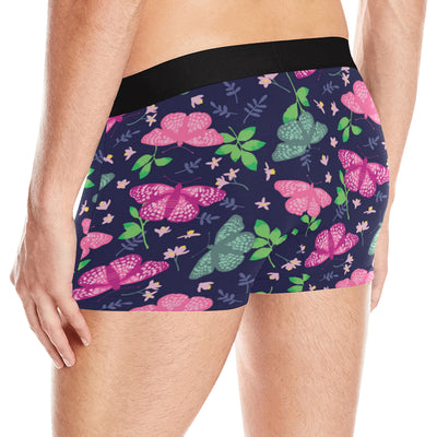 Monarch Butterfly Pattern Print Design 03 Men's Boxer Briefs