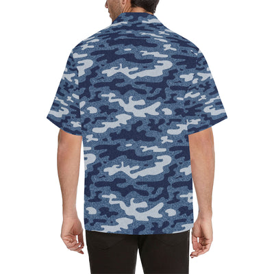 Jean Camouflage Pattern Print Design 05 Men's Hawaiian Shirt