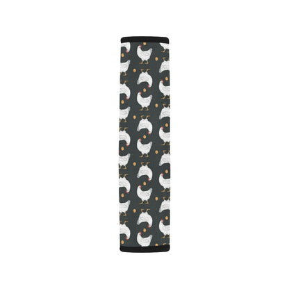 Chicken Pattern Print Design 06 Car Seat Belt Cover