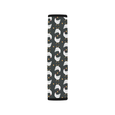 Chicken Pattern Print Design 06 Car Seat Belt Cover