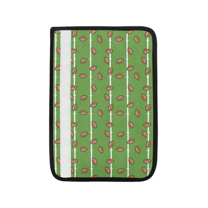 American Football on Field Themed Print Car Seat Belt Cover