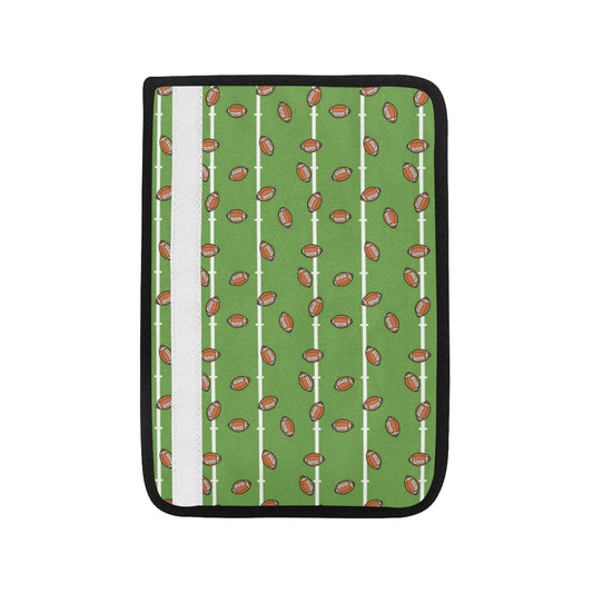 American Football on Field Themed Print Car Seat Belt Cover