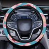 Cherry Blossom Pattern Print Design CB09 Steering Wheel Cover with Elastic Edge