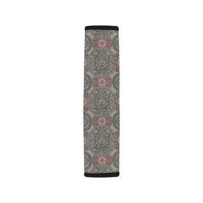 Calendar Aztec Pattern Print Design 04 Car Seat Belt Cover