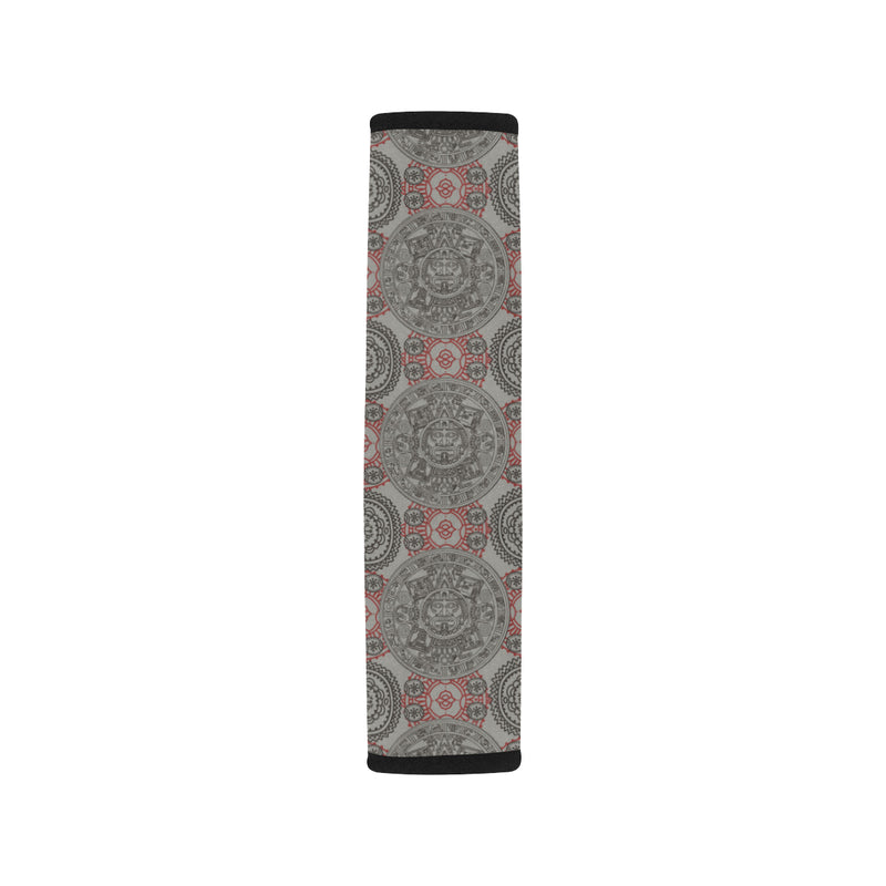 Calendar Aztec Pattern Print Design 04 Car Seat Belt Cover