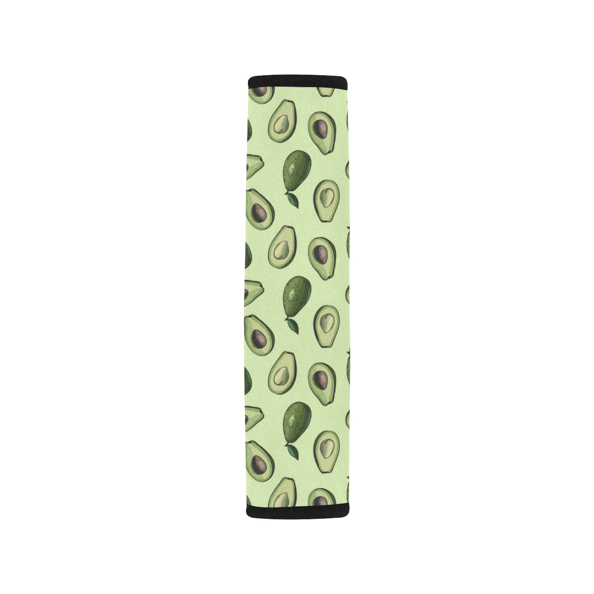 Avocado Pattern Print Design 02 Car Seat Belt Cover