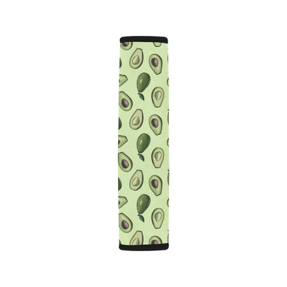 Avocado Pattern Print Design 02 Car Seat Belt Cover