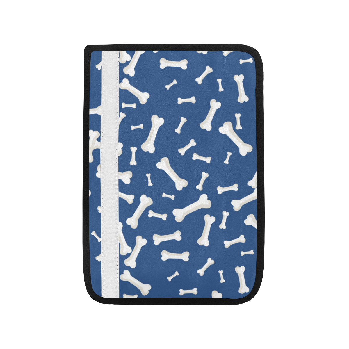 Dog Bone Pattern Print Design 03 Car Seat Belt Cover