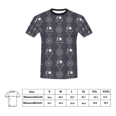 Sun Moon Print Design LKS309 Men's All Over Print T-shirt