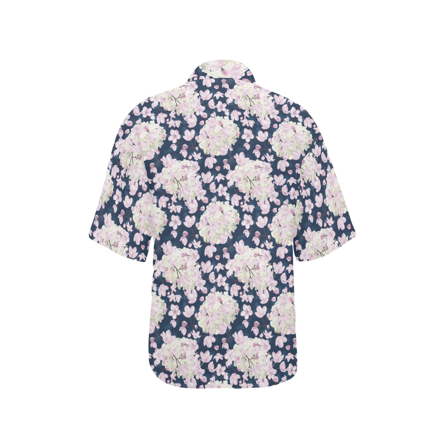Sakura Print Design LKS305 Women's Hawaiian Shirt