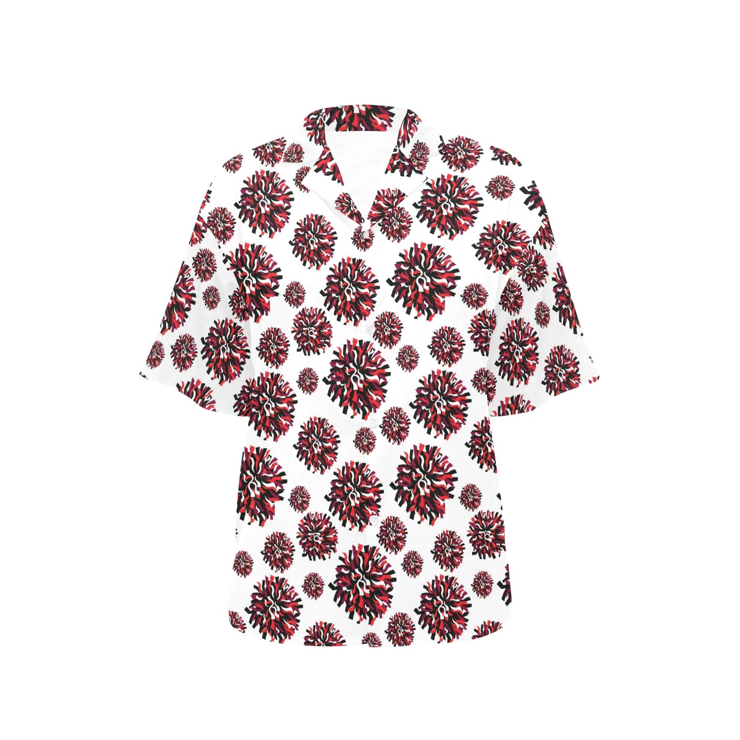Cheerleader Pattern Print Design 01 Women's Hawaiian Shirt