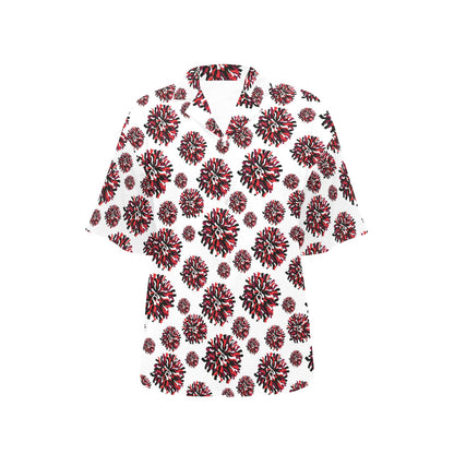 Cheerleader Pattern Print Design 01 Women's Hawaiian Shirt