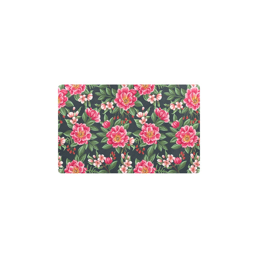 Summer Floral Pattern Print Design SF06 Kitchen Mat