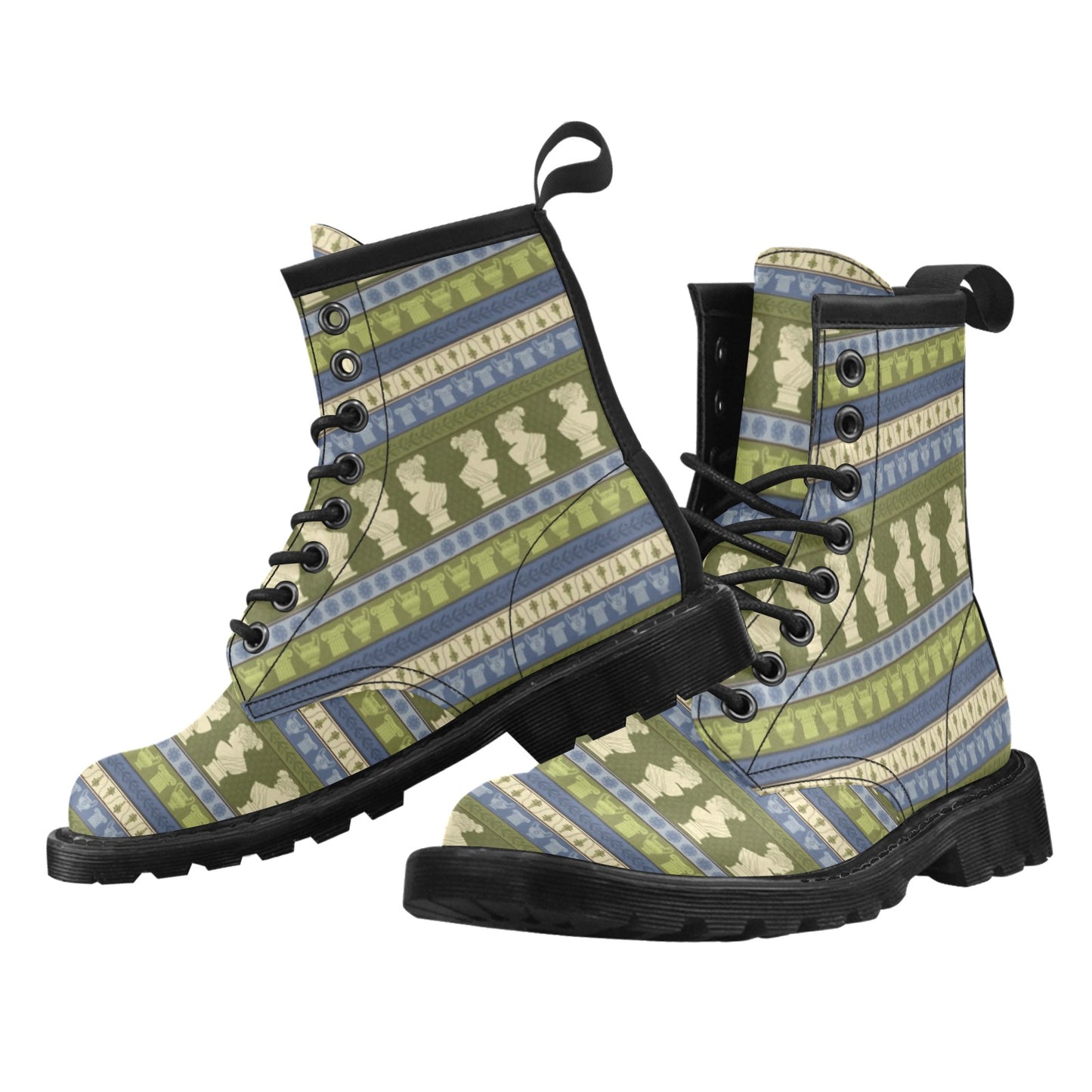 Ancient Greek Statue Print Design LKS301 Women's Boots