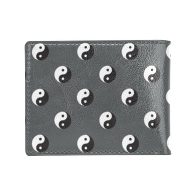 Yin Yang Print Design LKS303 Men's ID Card Wallet