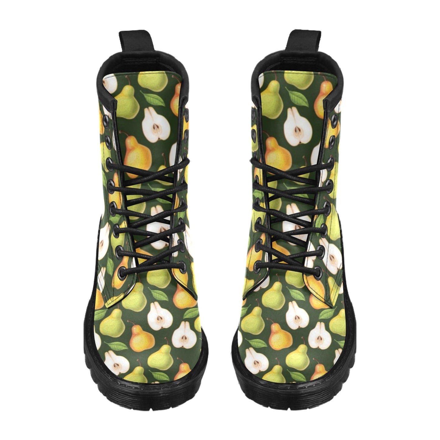 Pear Pattern Print Design PE06 Women's Boots