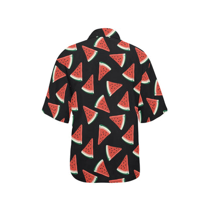 Watermelon Pattern Print Design WM01 Women's Hawaiian Shirt