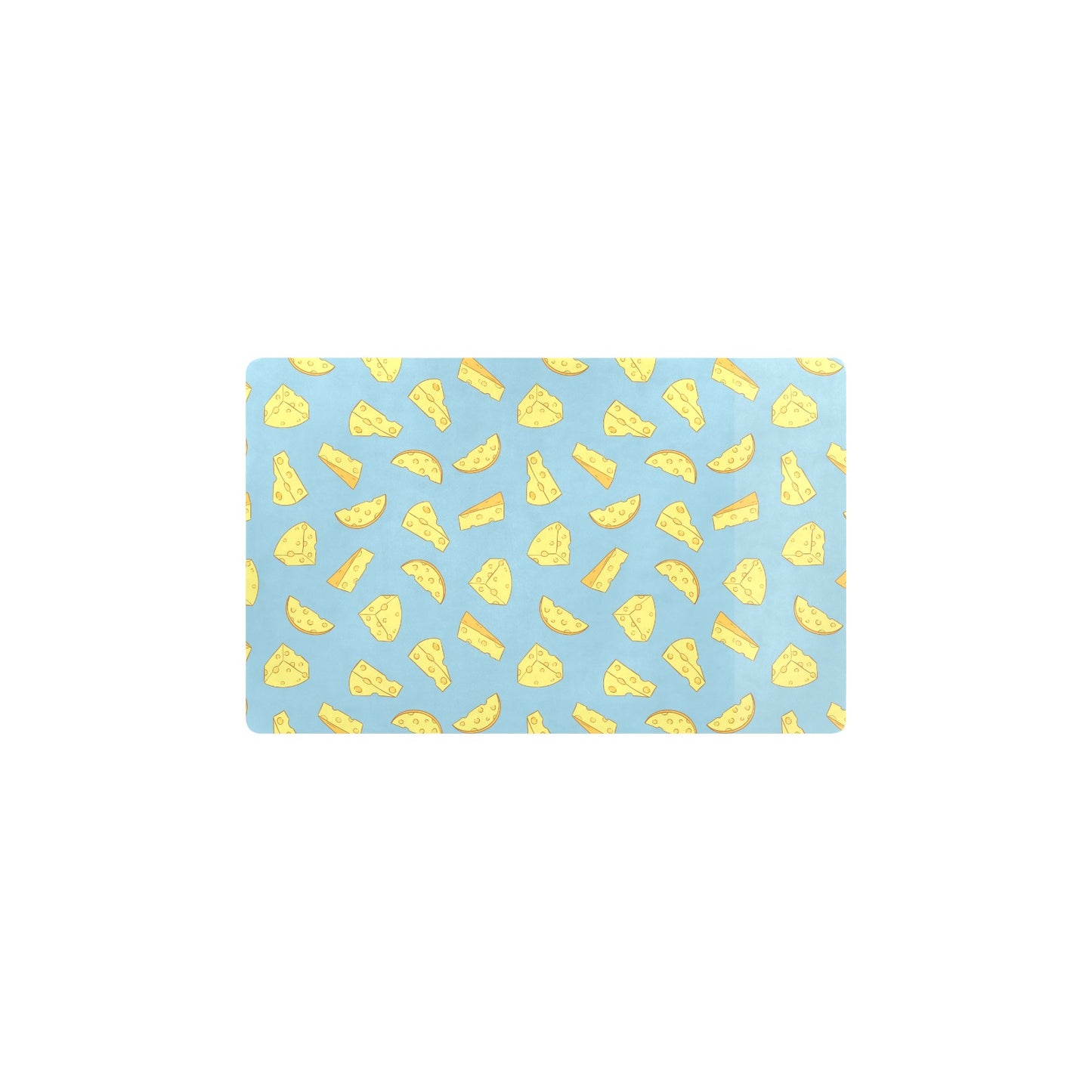 Cheese Pattern Print Design 04 Kitchen Mat