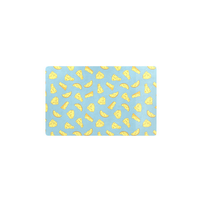 Cheese Pattern Print Design 04 Kitchen Mat
