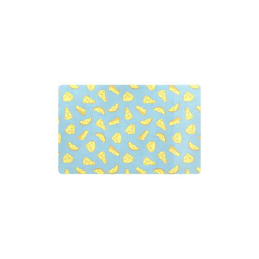 Cheese Pattern Print Design 04 Kitchen Mat