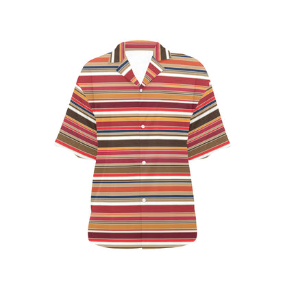 Serape Print Design LKS301 Women's Hawaiian Shirt