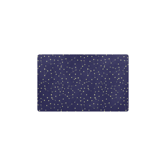 Constellation Pattern Print Design 02 Kitchen Mat