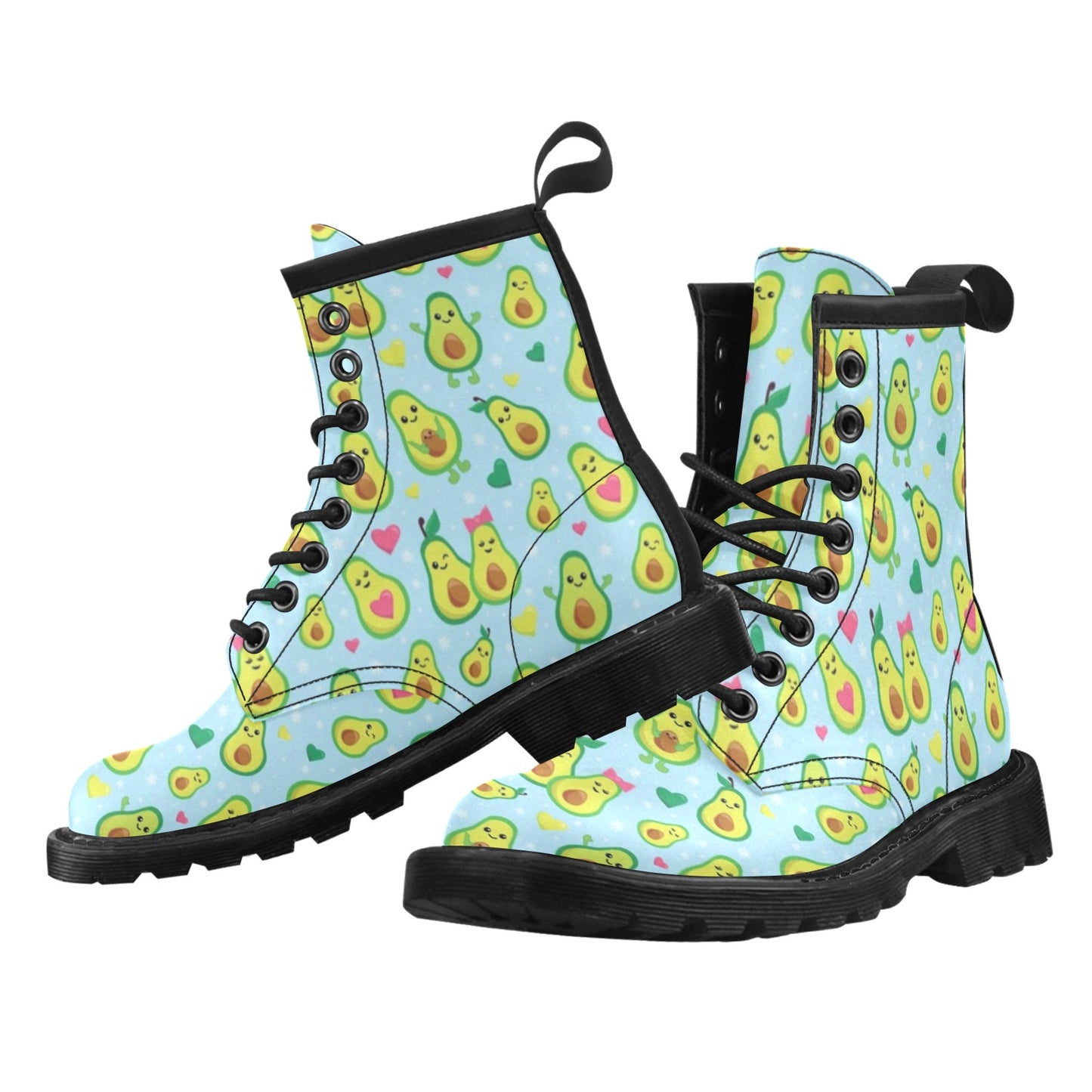 Avocado Pattern Print Design AC09 Women's Boots