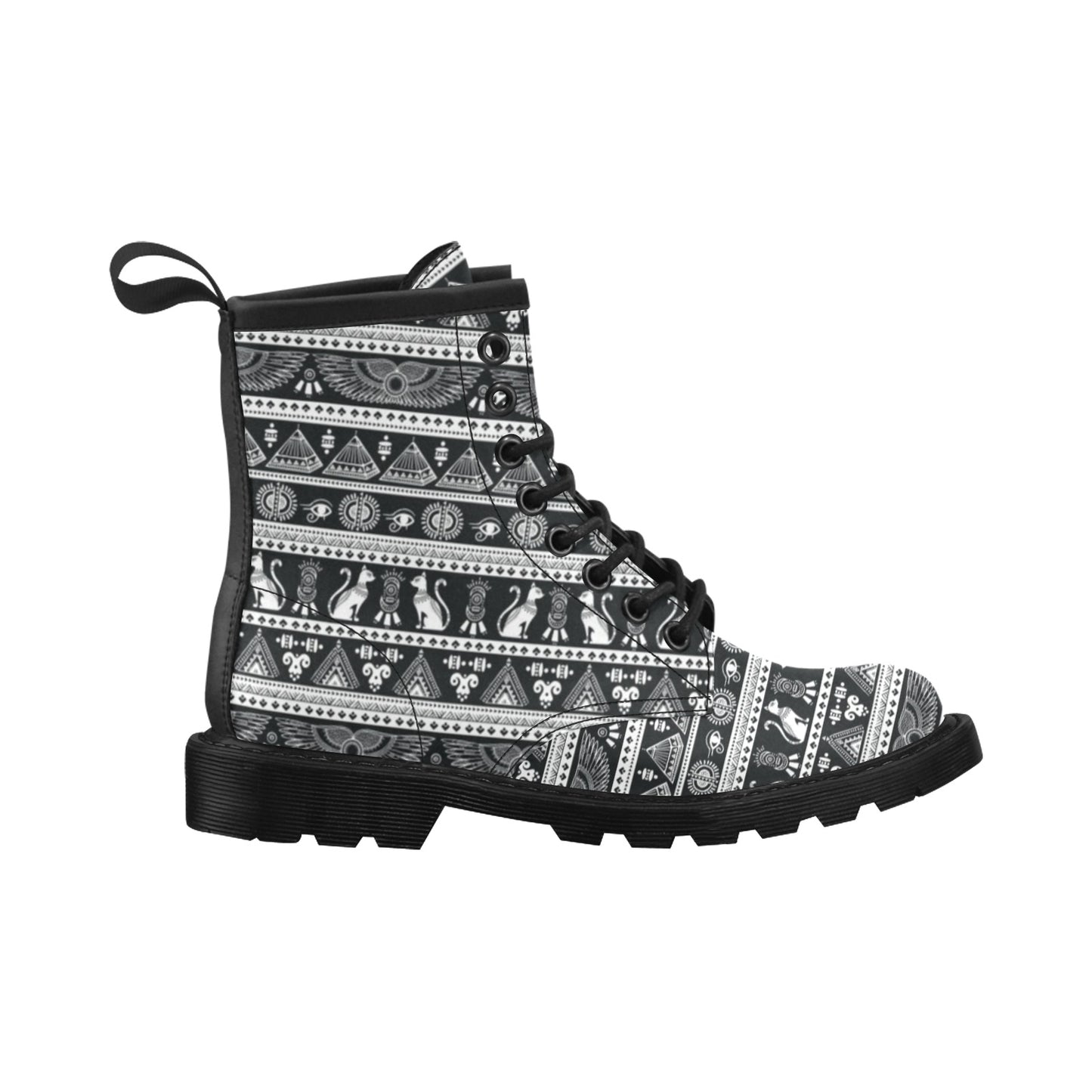 Tribal Pattern Print Design LKS305 Women's Boots
