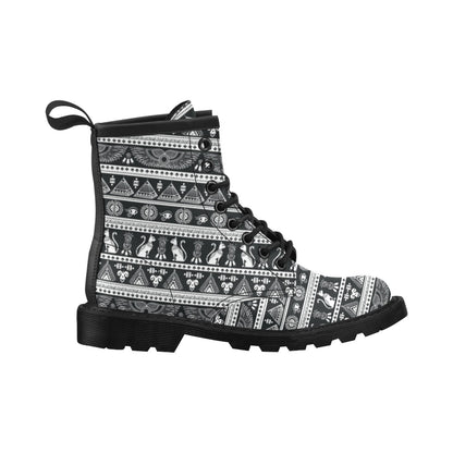 Tribal Pattern Print Design LKS305 Women's Boots