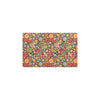 Flower Power Peace Paisley Themed Print Kitchen Mat