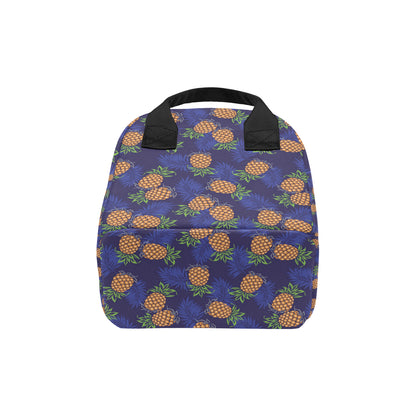 Pineapple Pattern Print Design PP02 Insulated Lunch Bag