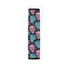 Day of the Dead Skull Print Pattern Car Seat Belt Cover