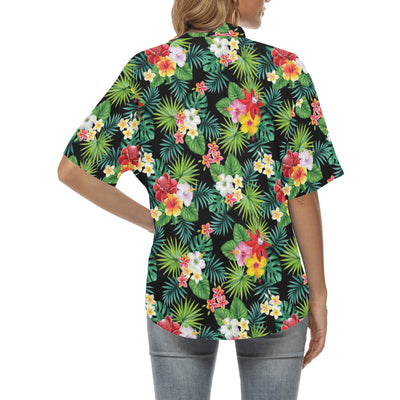 Hibiscus Hawaiian flower tropical Women's Hawaiian Shirt