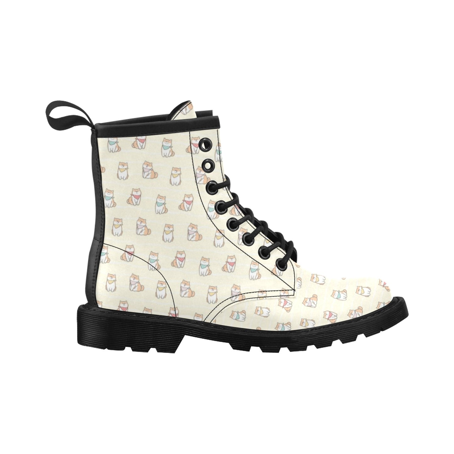 Shiba Inu Print Design LKS306 Women's Boots