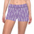 Lavender Pattern Print Design LV08 Yoga Shorts