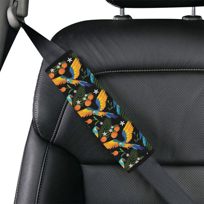 Macaw Pattern Print Design 03 Car Seat Belt Cover