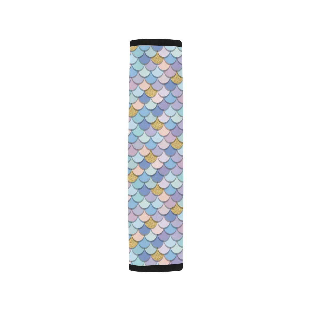 Mermaid Scales Pattern Print Design 05 Car Seat Belt Cover