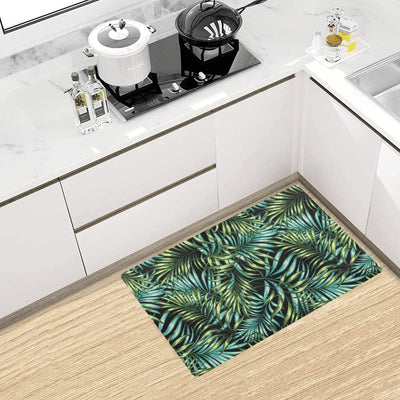 Tropical Flower Pattern Print Design TF08 Kitchen Mat