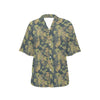 Camouflage Tropical Pattern Print Design 04 Women's Hawaiian Shirt