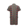 Ethnic Style Print Pattern Men's Romper