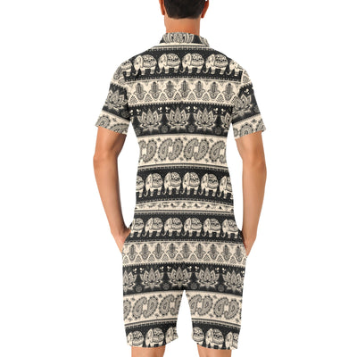 Elephant Hansa Lotus Pattern Men's Romper