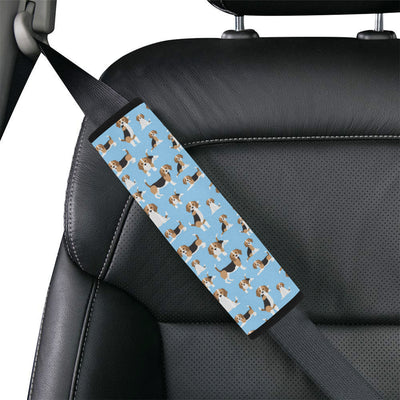 Beagle Pattern Print Design 03 Car Seat Belt Cover